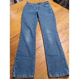 LL BEAN Jeans 6 Womens BLUE STRAIGHT LEGS ? Preowned CLASSIC FIT Summer Winter